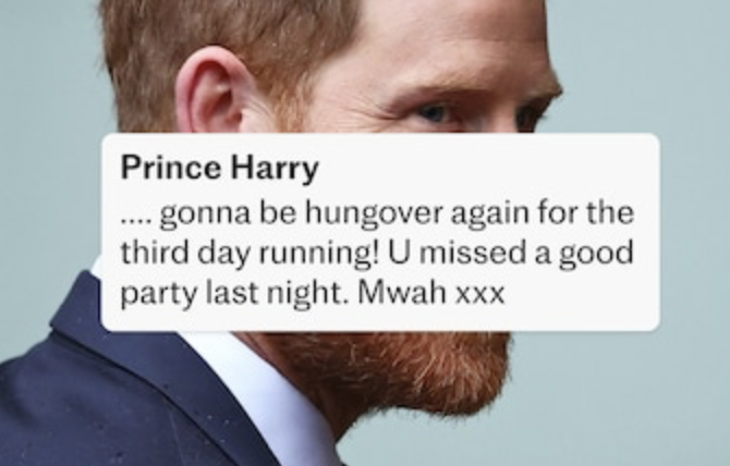 Prince Harry’s Flirty Messages with Mystery Woman Explode in Court Drama