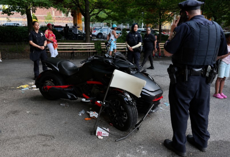 12 Injured After Woman on Motorcycle Plows Through Park