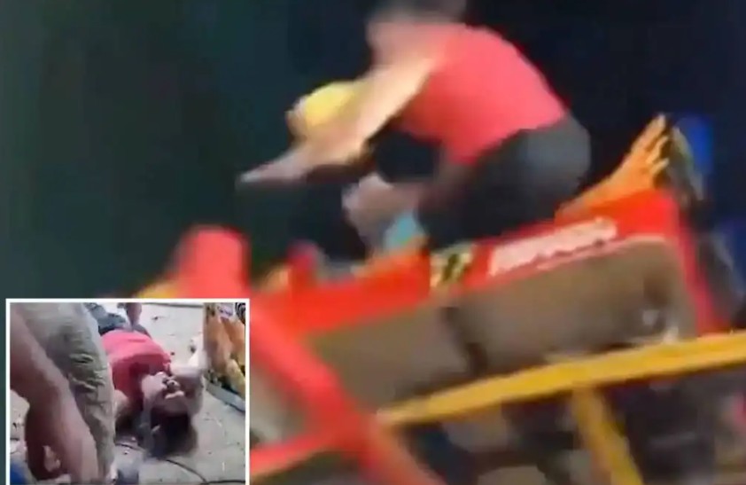 Woman Gets Thrown Off from Roller Coaster in Terrifying Accident (Video)
