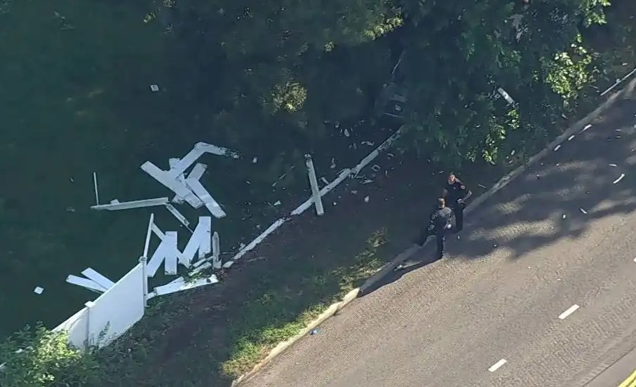 Horror as Car Crashes into Construction Crew, Killing 1 and Injuring 2